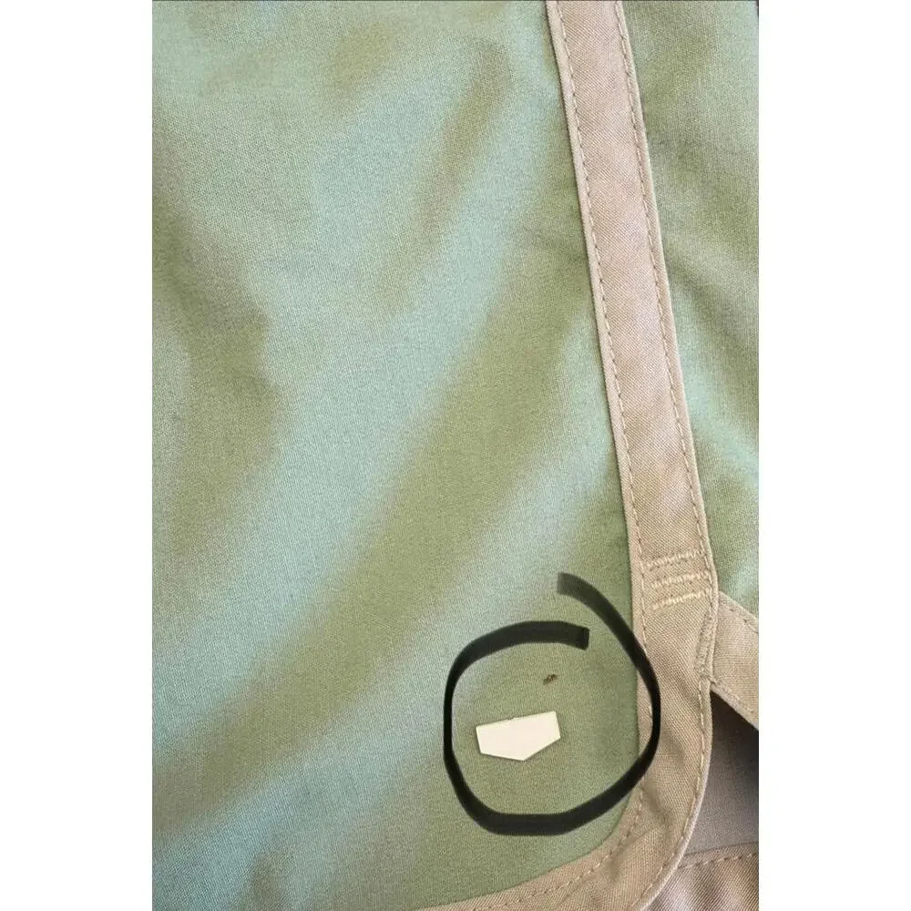 Jetty Men's Board Shorts • Size 31 • Sage Green & Pink Stripe • Surf Swim Trunks